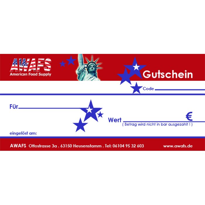 Gutschein ber einen Warenwert von 10 EUR