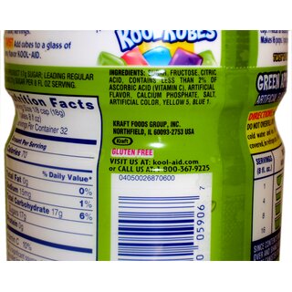 Kool Aid Barrel Green Apple