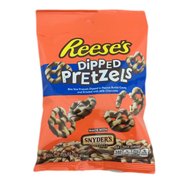 Reeses Dipped Pretzels