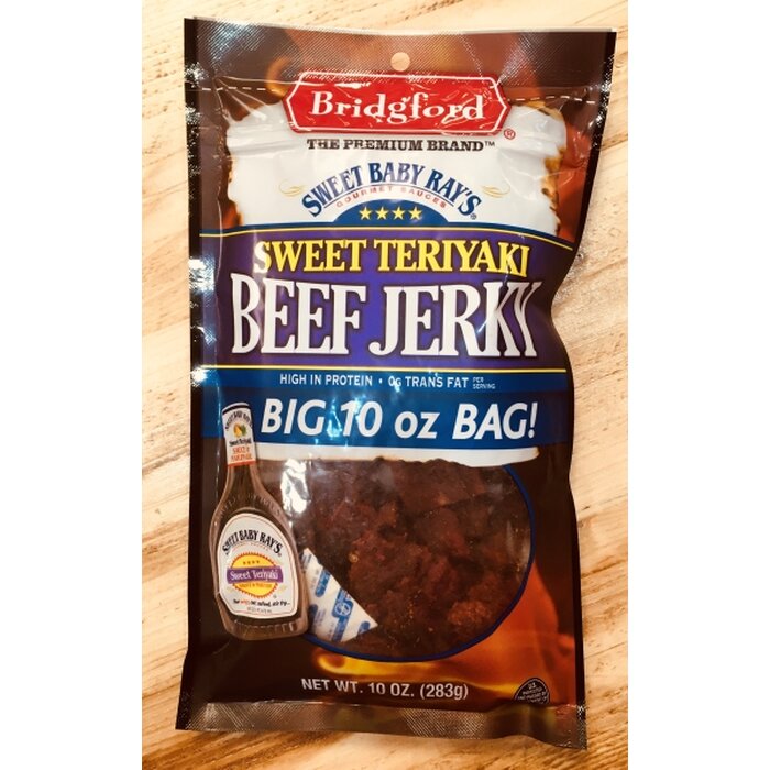 Bridgford Sweet Teriyaki Beef Jerky 10 oz. bag