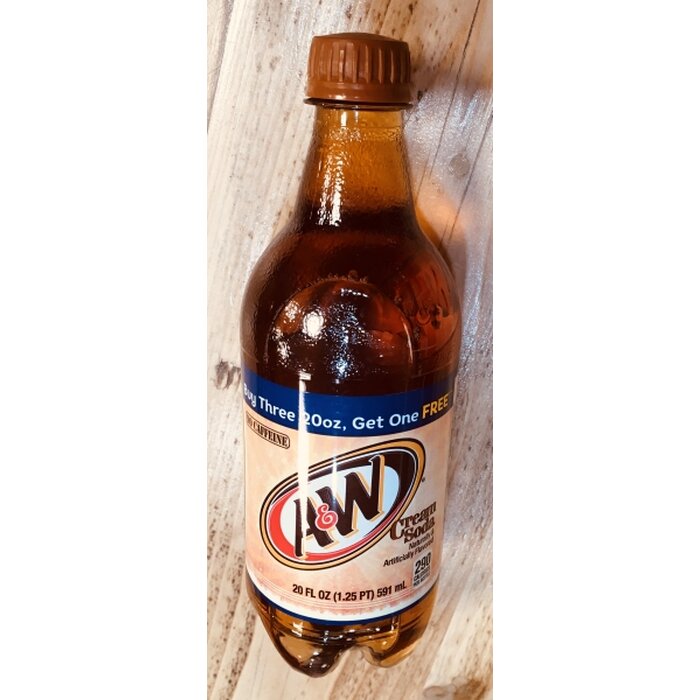 A&W Cream Soda 20oz PET