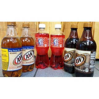 Soda Bundle A&W / Cherikee Red 6er PET