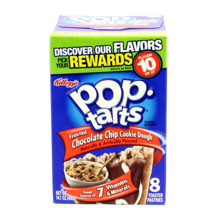Poptarts Frosted Chocolate Chip Cookie Dough